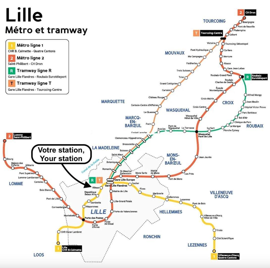 Lille Centre - 1Br In The Heart Of Lille! Apartment Екстериор снимка